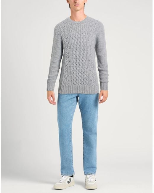 Drumohr Gray Sweaters for men