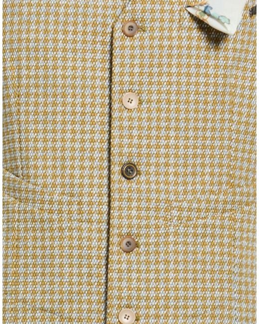 Bob Natural Tailored Vest Cotton, Polyester, Elastane for men