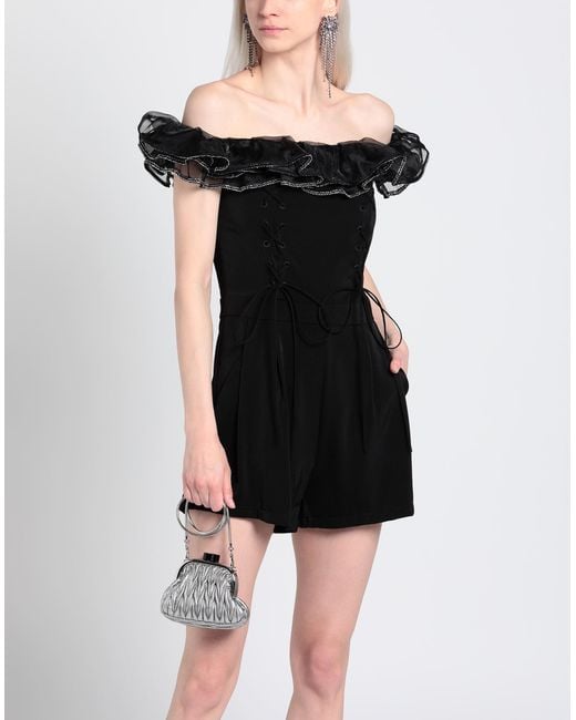 Marc Ellis Black Playsuit