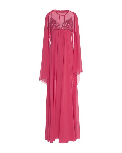Fabiana Ferri Pink Maxi Dress