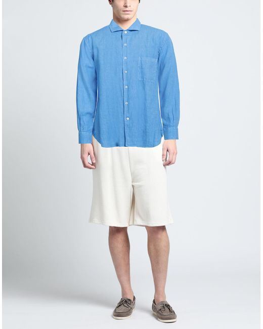 Fedeli Blue Shirt for men