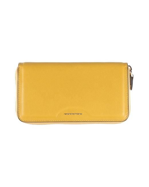 Piquadro Yellow Wallet