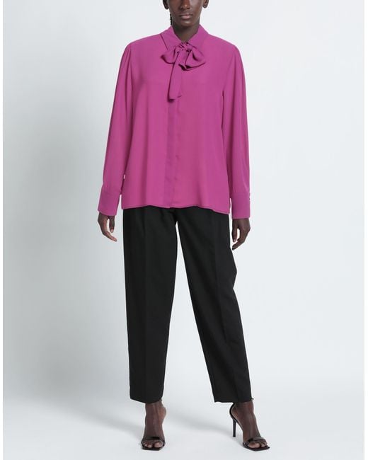 Soallure Pink Shirt Polyester