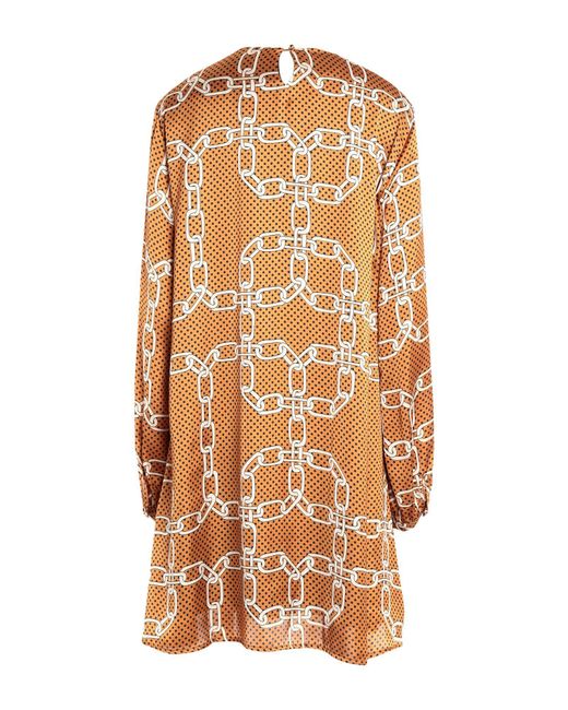 Fly Girl Brown Mini Dress Polyester