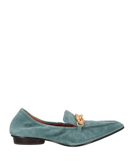 Tory Burch Blue Loafers