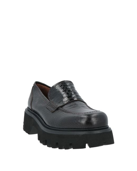 Giovanni Conti Black Loafers Leather for men