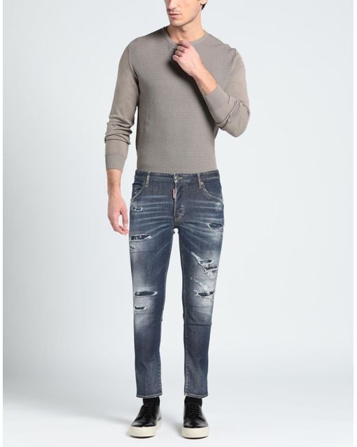 DSquared² Blue Jeans Cotton, Elastomultiester, Elastane for men