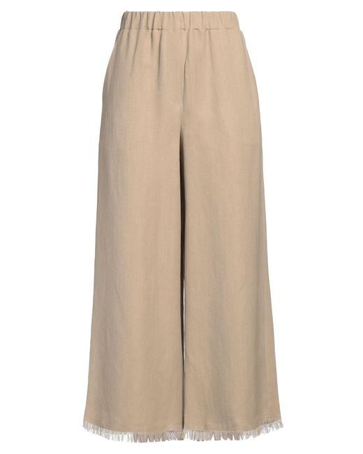 Antonelli Natural Pants Viscose, Linen