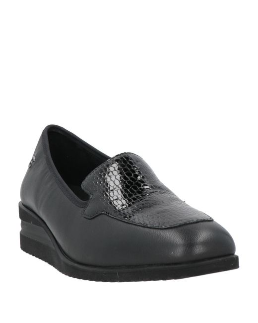 Cinzia Soft Black Loafers Leather