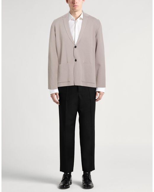 Roberto Collina Gray Blazer Cotton for men