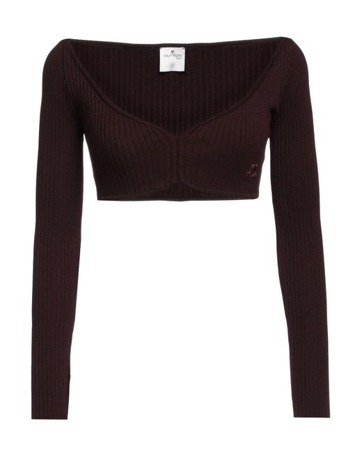 Top di Courreges in Brown