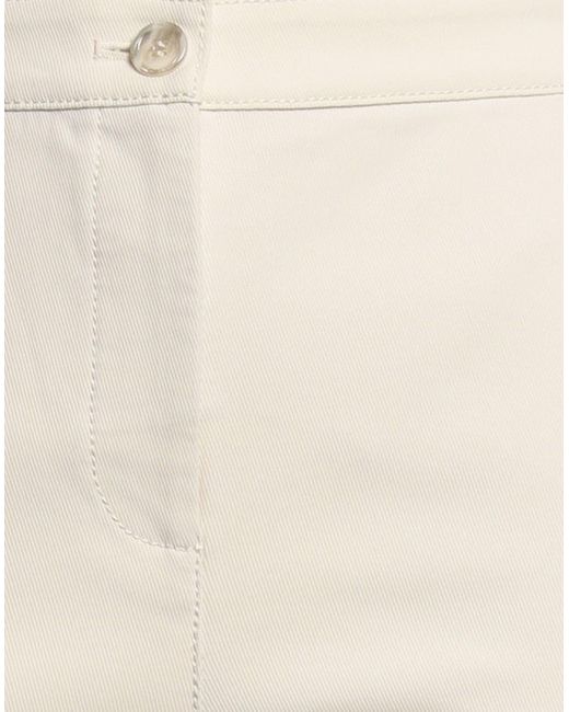 Pinko White Pants Cotton, Elastane