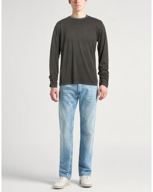 Crossley Black T-Shirt Paper Yarn, Elastane for men