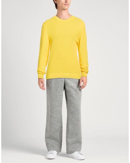 Manuel Ritz Yellow Sweater Cotton for men