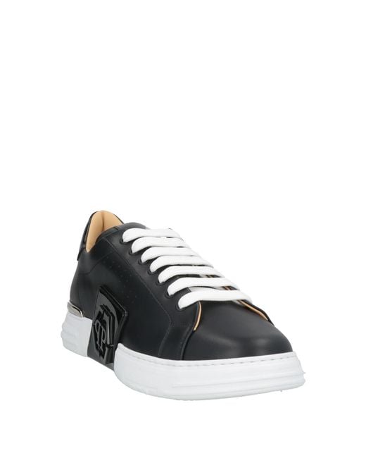 Philipp Plein Black Sneakers Leather for men