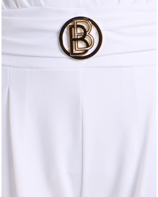 Babylon White Jumpsuit Polyamide, Elastane