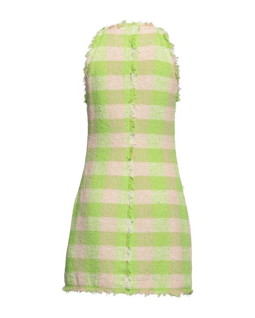 MSGM Green Mini Dress