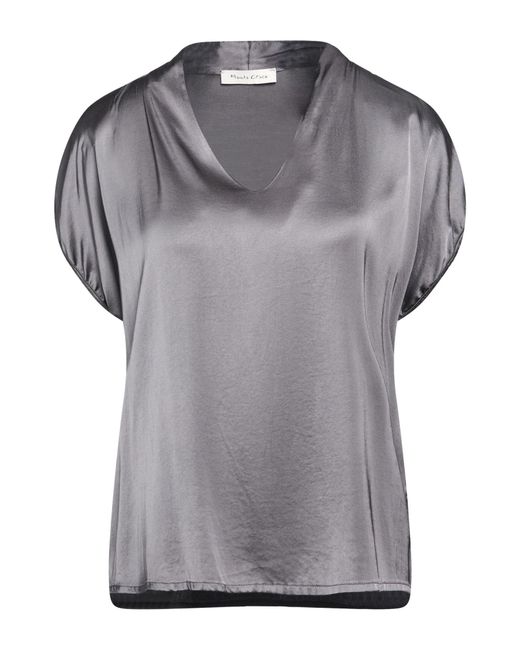 Manila Grace Gray T-Shirt Viscose, Elastane