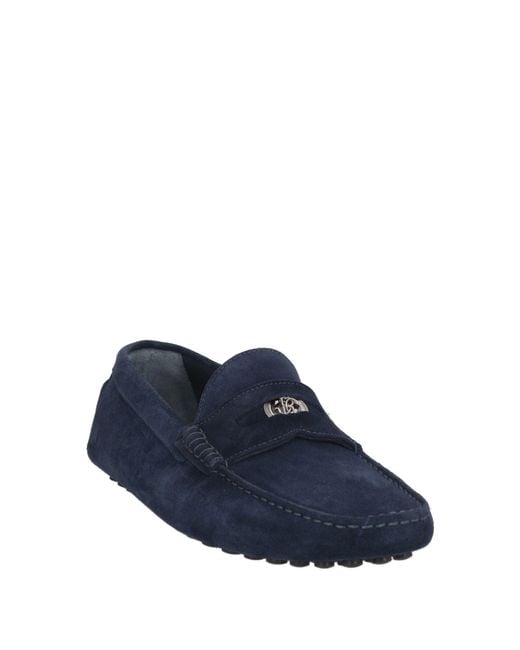 Roberto Cavalli Blue Loafers Leather for men
