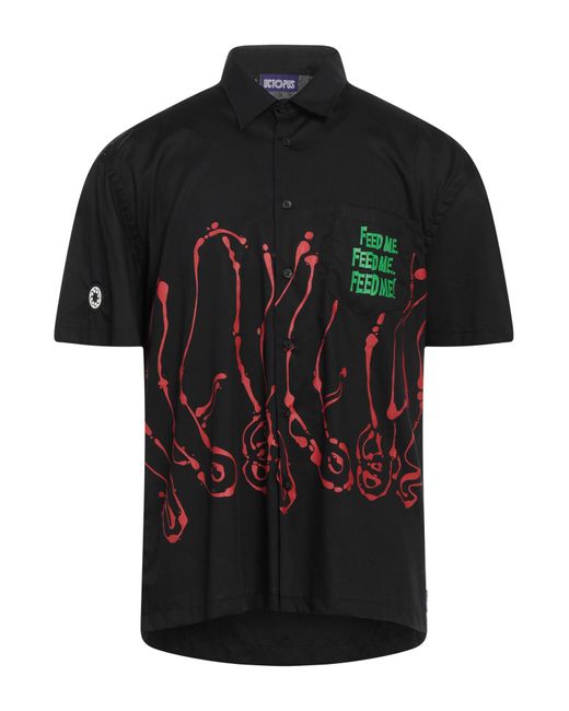 Octopus Black Shirt for men