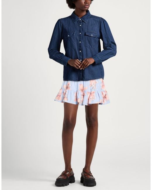Maje White Mini Skirt Polyester