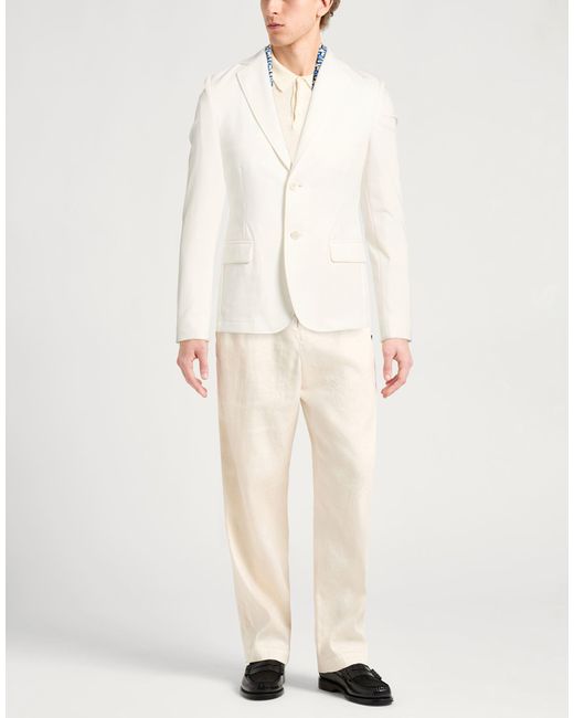 Daniele Alessandrini White Blazers for men