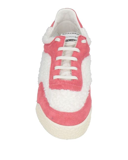 Spalwart Pink Sneakers Leather, Textile Fibers for men