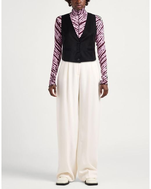 Dixie Black Tailored Vest Polyester, Viscose, Elastane