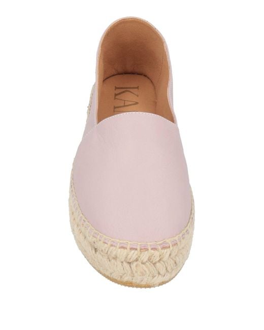Kanna Pink Espadrilles Leather
