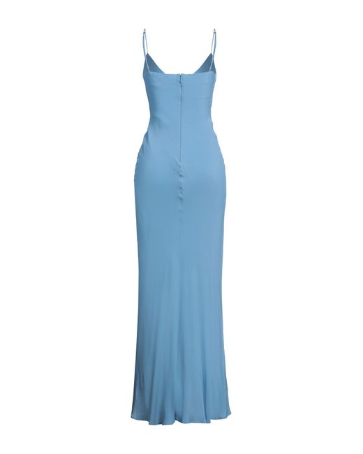 MSGM Blue Maxi-Kleid
