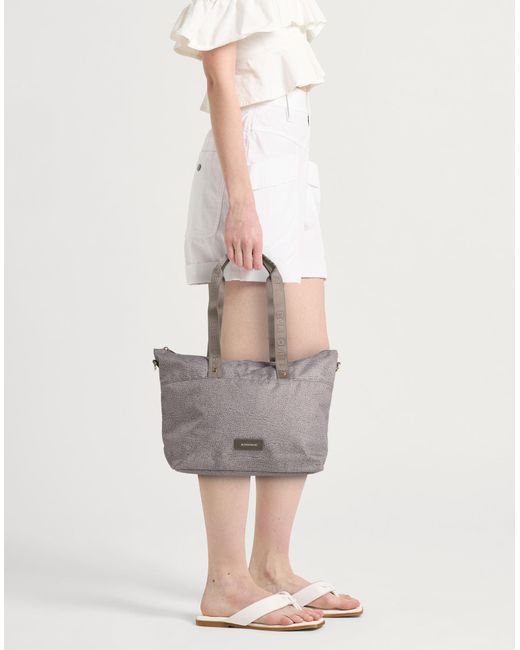 Borbonese Gray Handbag
