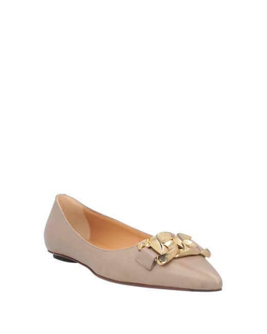 Tod's Gray Ballet Flats