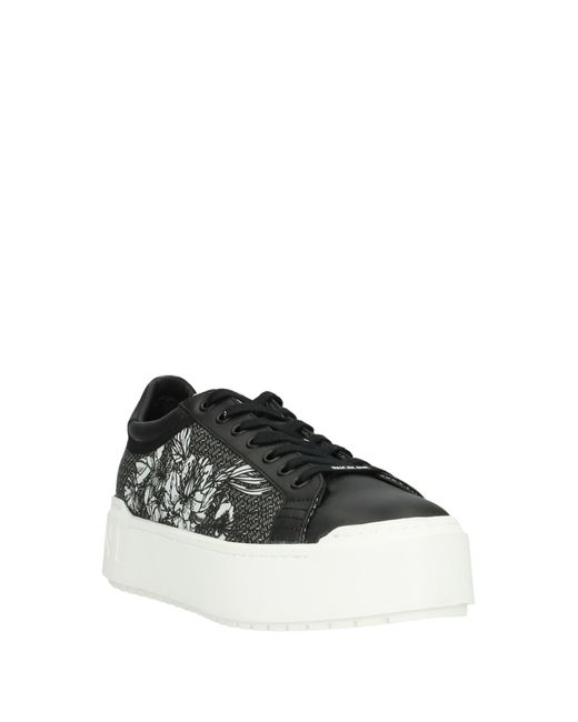 Rucoline Black Sneakers Leather, Textile Fibers