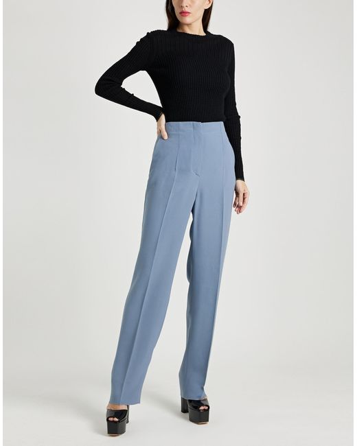 Giorgio Armani Blue Pants Viscose, Silk