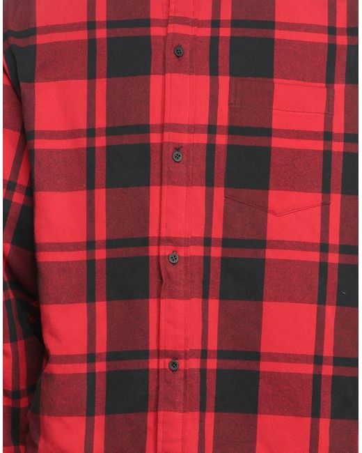 Balenciaga Flannel Shirt in Red for Men 