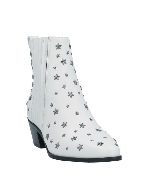 Liu Jo White Ankle Boots