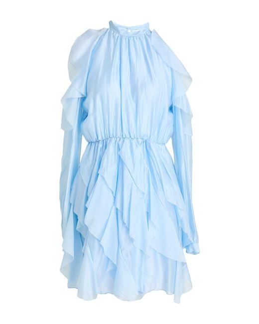 ViCOLO Blue Mini Dress Lyocell, Polyester