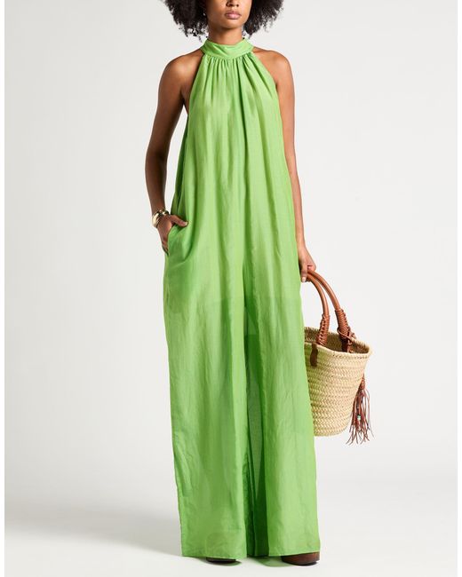 Semicouture Green Jumpsuits