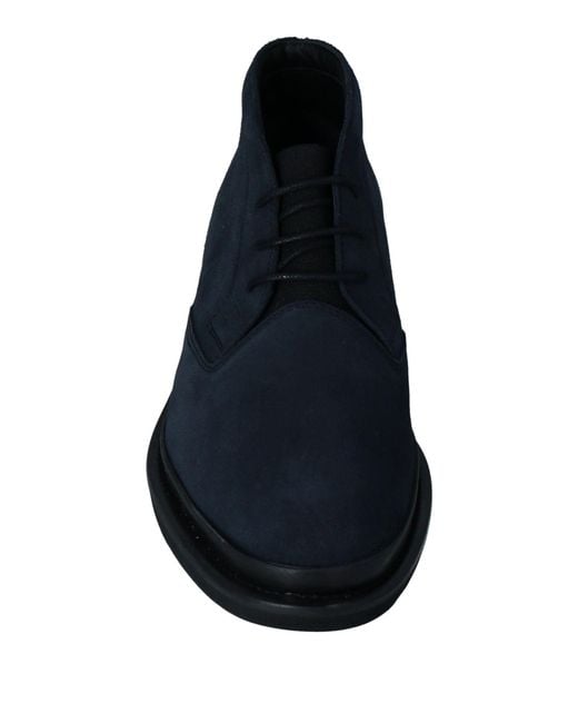 Tod's Blue Ankle Boots for men