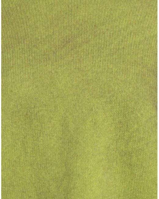 Aragona Green Lime Turtleneck Wool, Cashmere