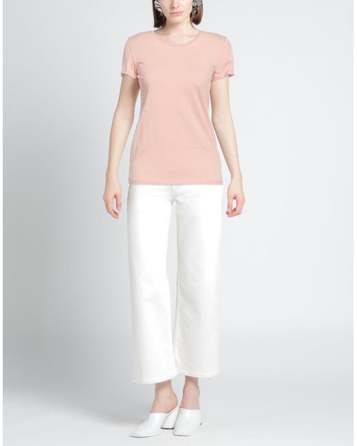 T-shirt Majestic Filatures en coloris Pink