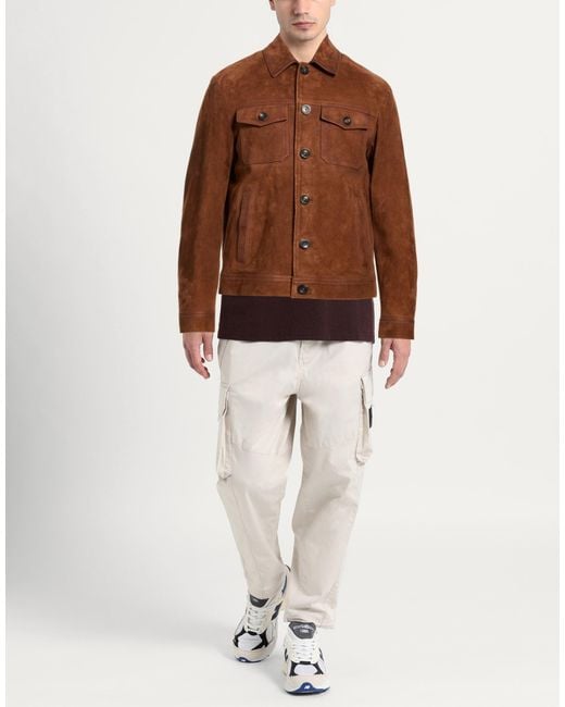 Montedoro Brown Jackets for men