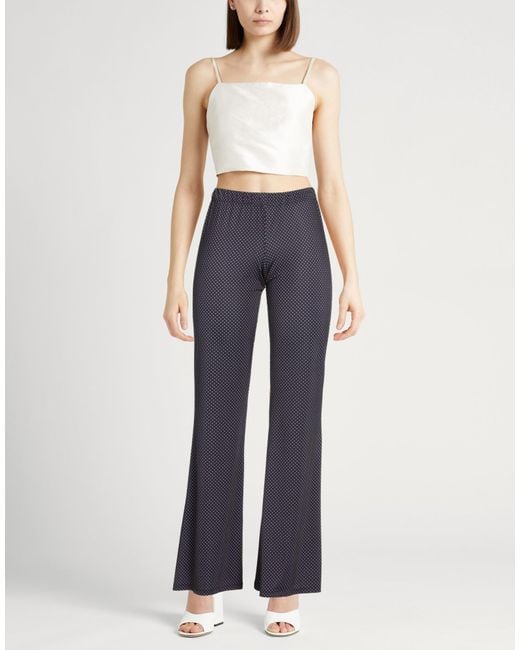 .., merci italia Blue Pants Viscose, Polyester