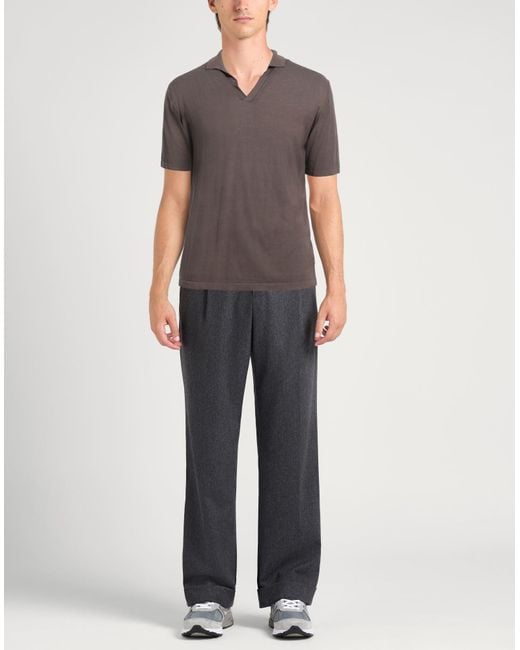 Rossopuro Brown Sweater Cotton for men