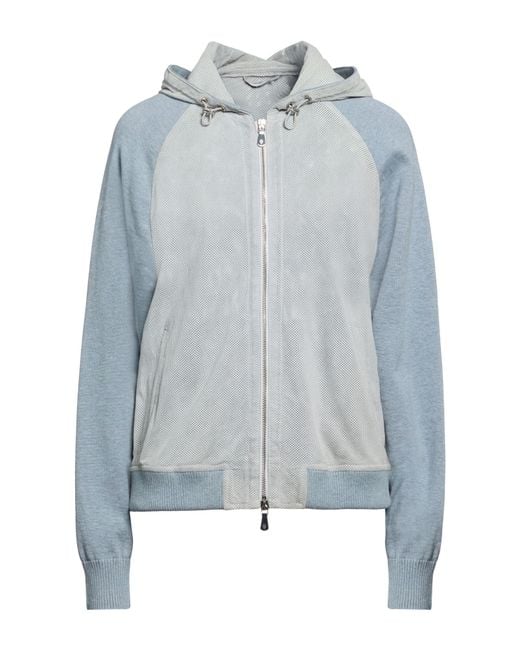 Eleventy Blue Jacket Sheepskin