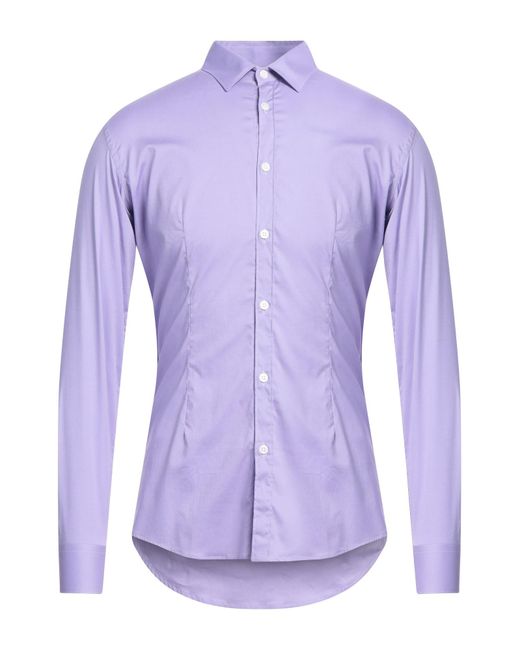 Daniele Alessandrini Purple Shirt for men