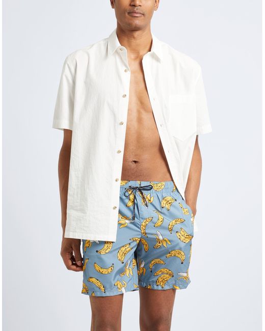 Dolce & Gabbana Blue Swim Trunks for men