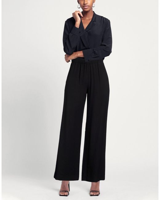 RUE DU BAC Blue Pants Viscose, Polyester