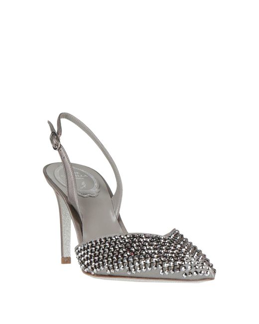 Rene Caovilla Metallic Pumps Lambskin