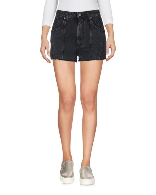 Givenchy Black Denim Shorts Cotton